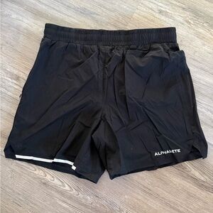 Alphalete Men's Athletic Black Shorts